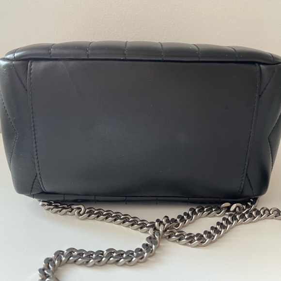 Saint Laurent YSL Small Quilted Loulou Bowling Camera Bag Gunmetal HW - Picture 4 of 13